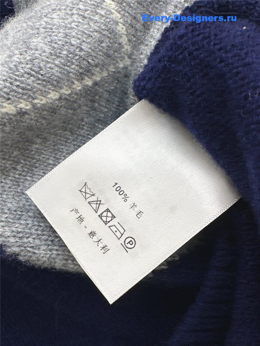 Ce1i*e zip-up argyle cardigan navy