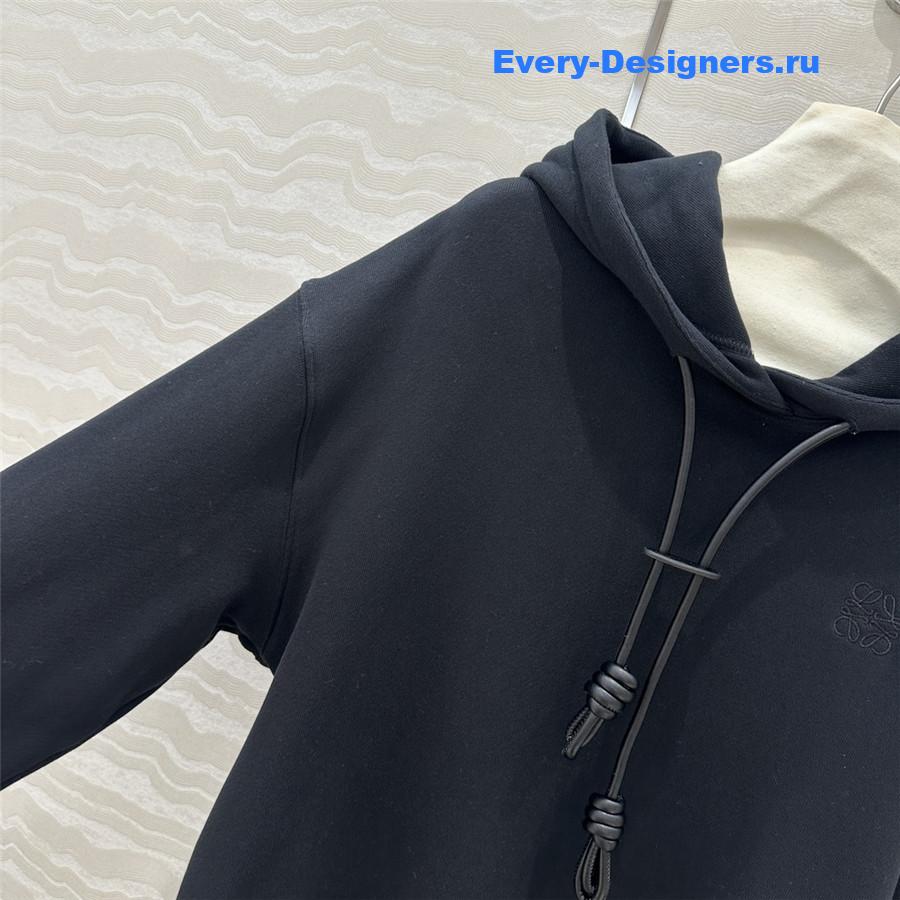 L0ew* flamenco hoodie in black