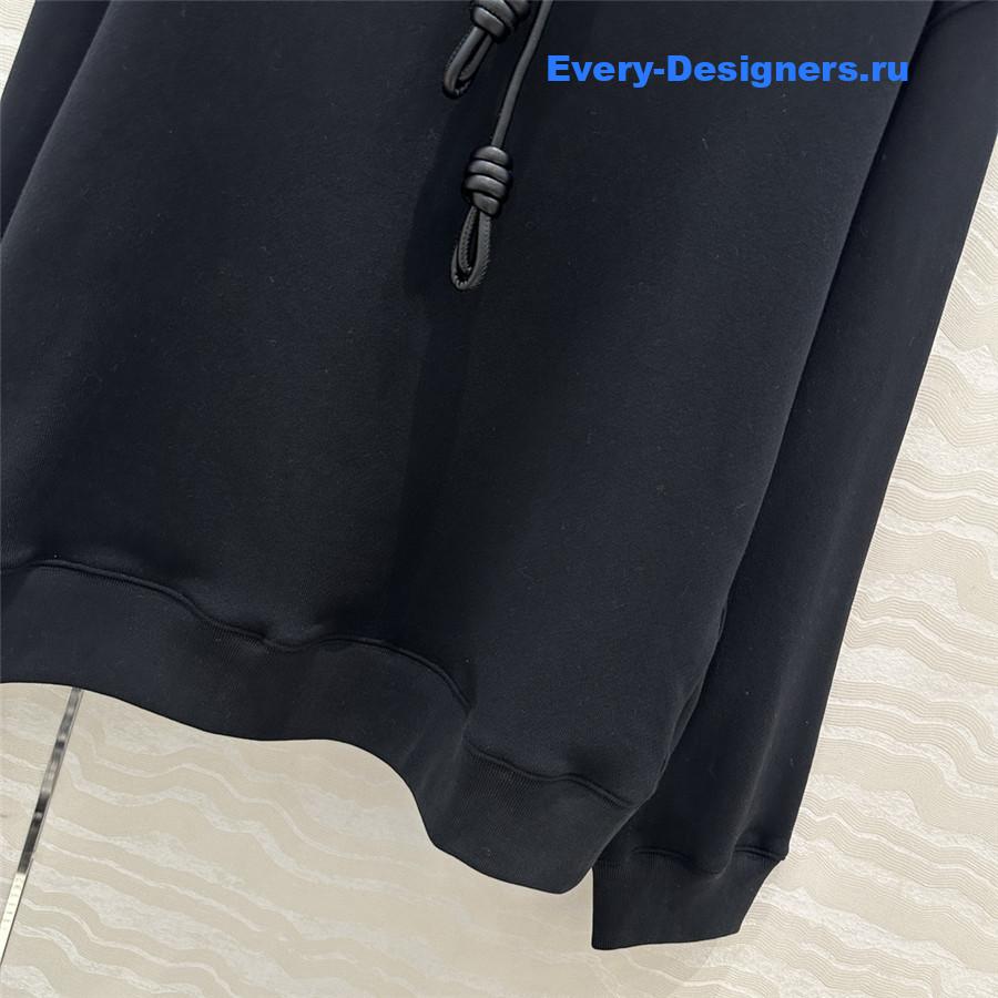 L0ew* flamenco hoodie in black