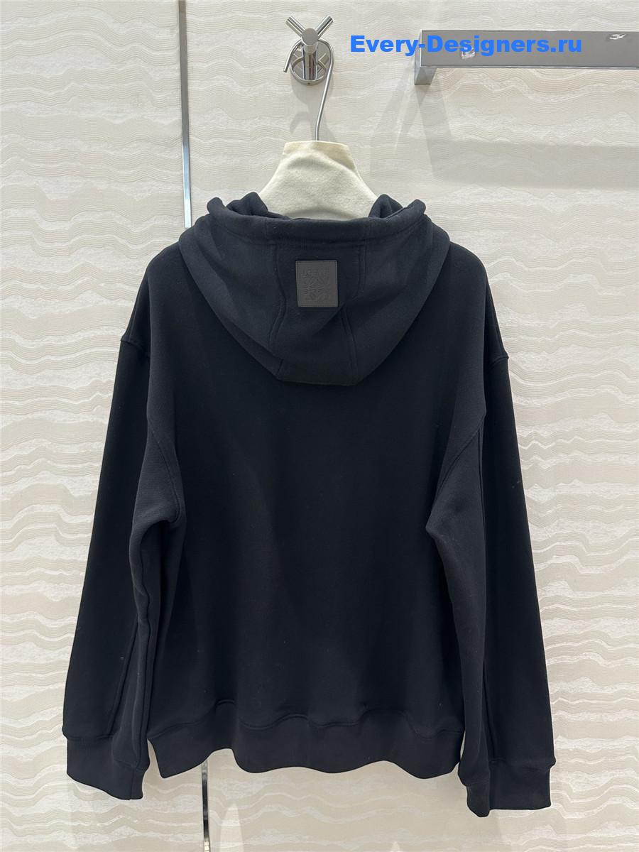 L0ew* flamenco hoodie in black