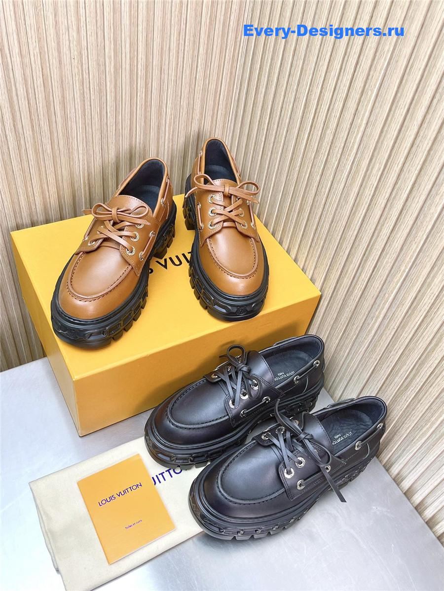 l0vis Vvtt0n lv record boat shoe black