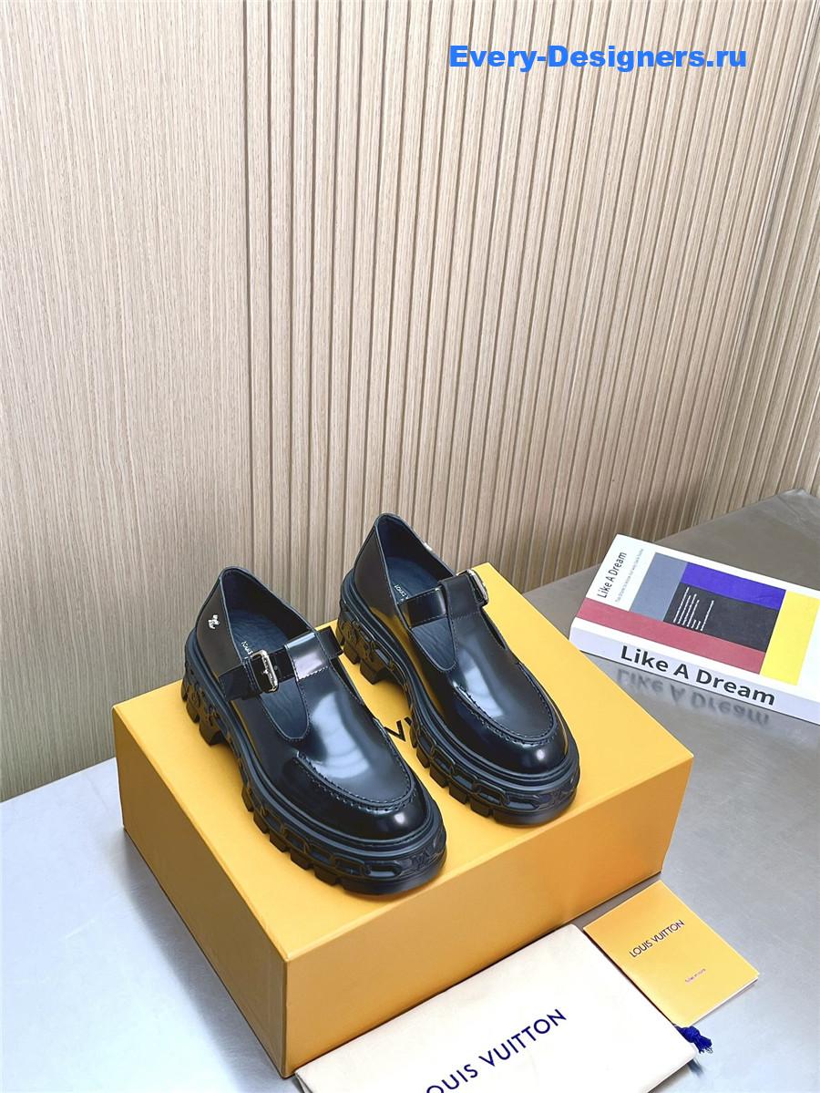 l0vis Vvtt0n lv record mary jane shoes black