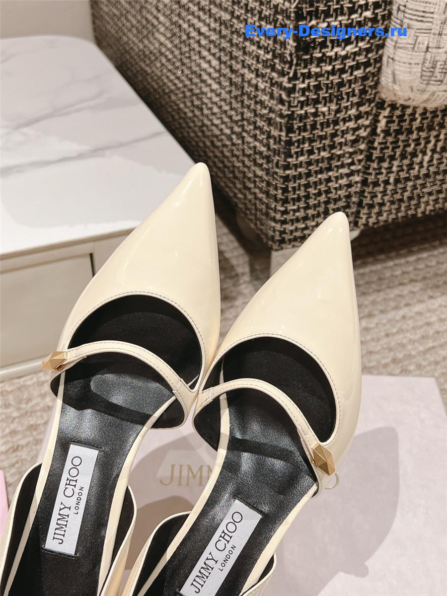 J1m*y Ch00 pointed toe mary jane pumps