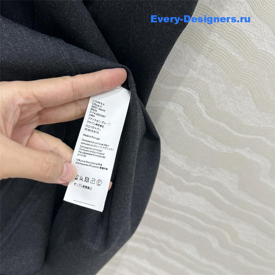 L0ew* relaxed wool midi skirt