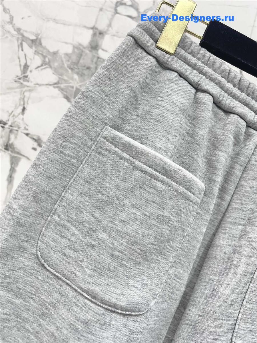 Ch**el straight fleece sweatpants