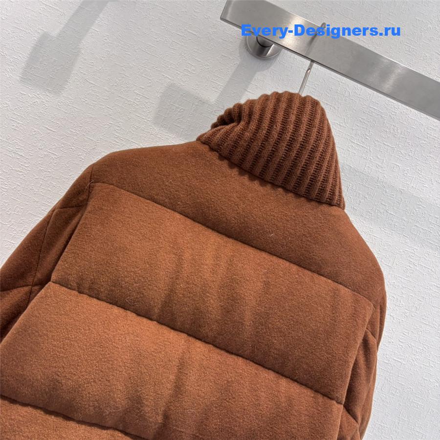 L0r0 P1ana mink stand collar down jacket