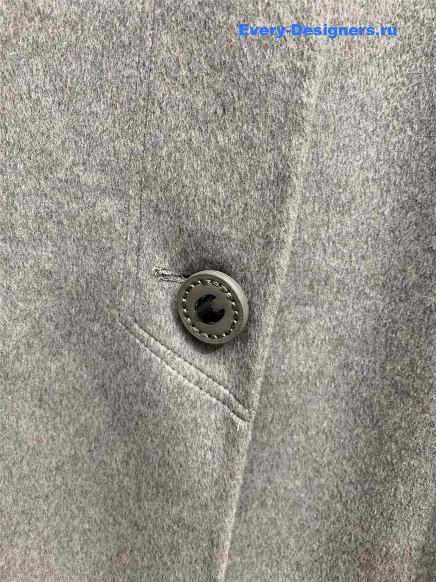 Jil sander hooded cashmere coat