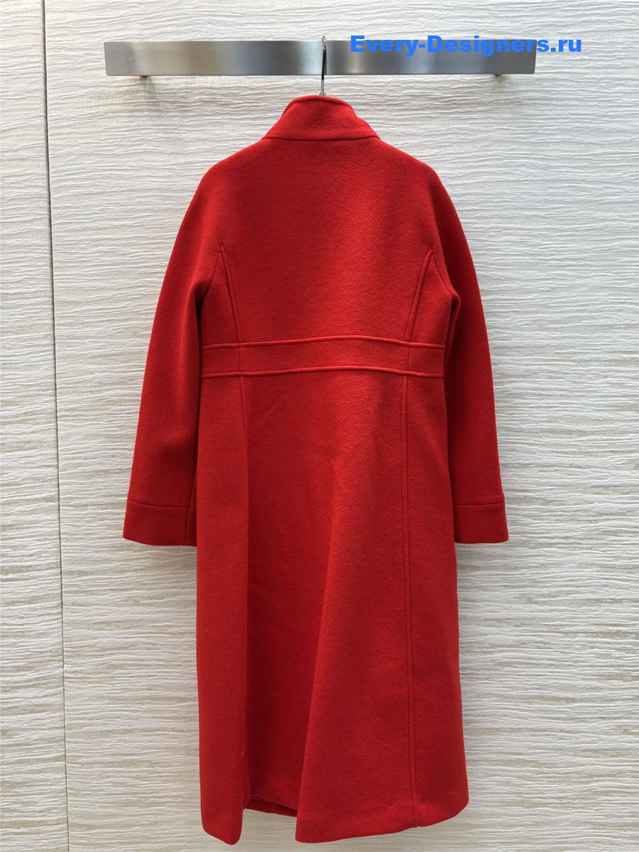 Va1e*ntin0 red wool coat
