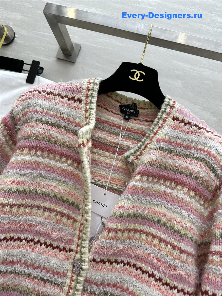 Ch**el colorful yarn cardigan jacket