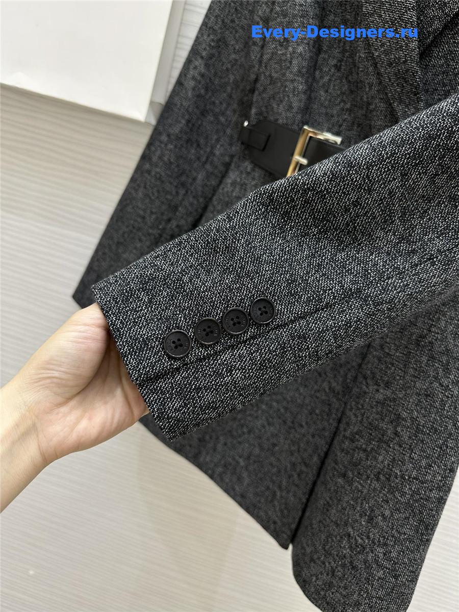 Pra*a mid-length blazer