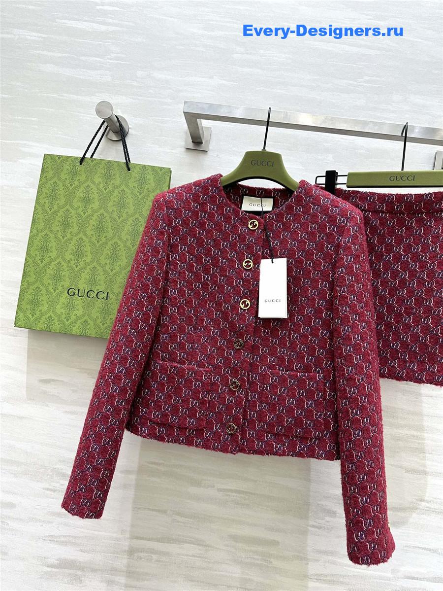 Gvc*1 woven tweed suit
