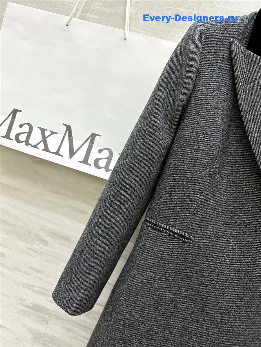 Vanitoo wool lapel long coat