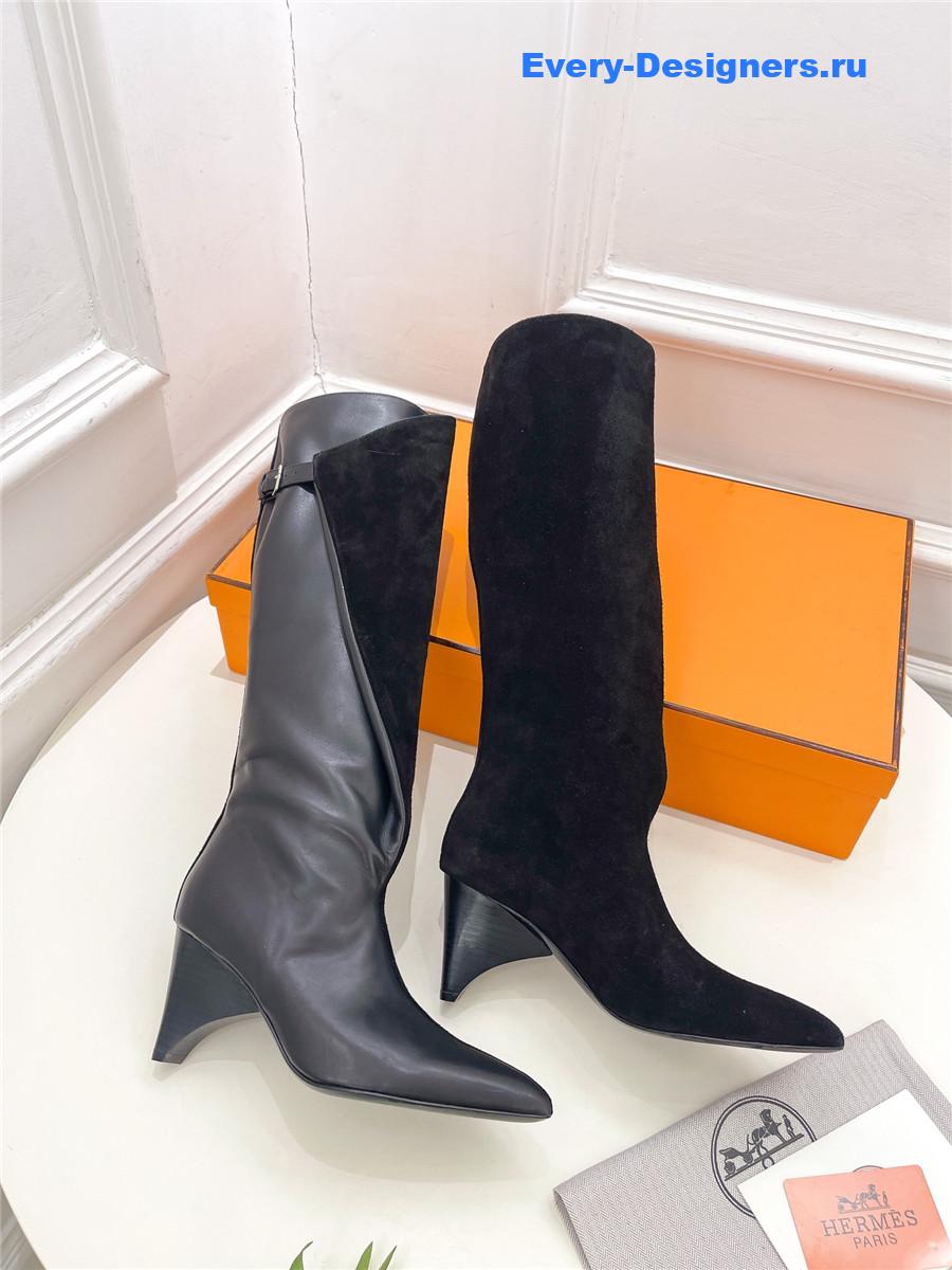 H**me5 suede hanae 85 long boots