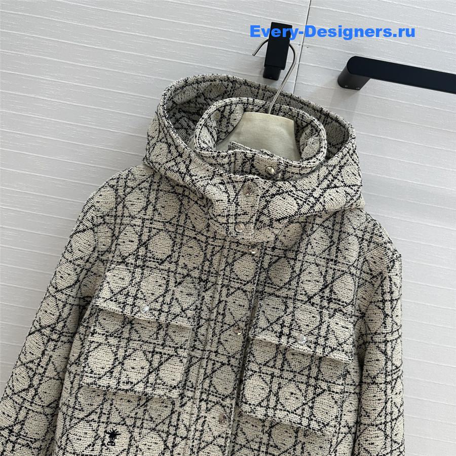 D10r tweed cropped jacket