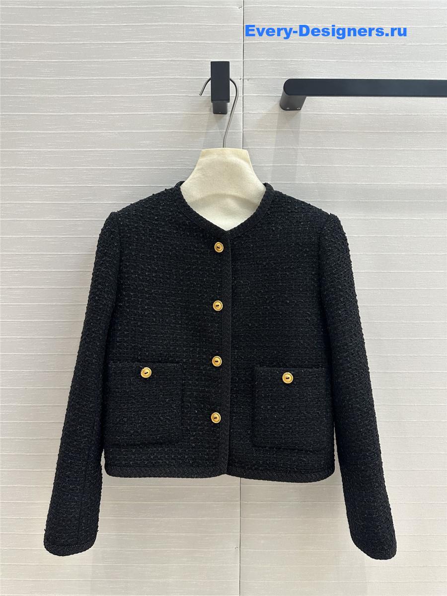 M1um1u tweed cropped jacket