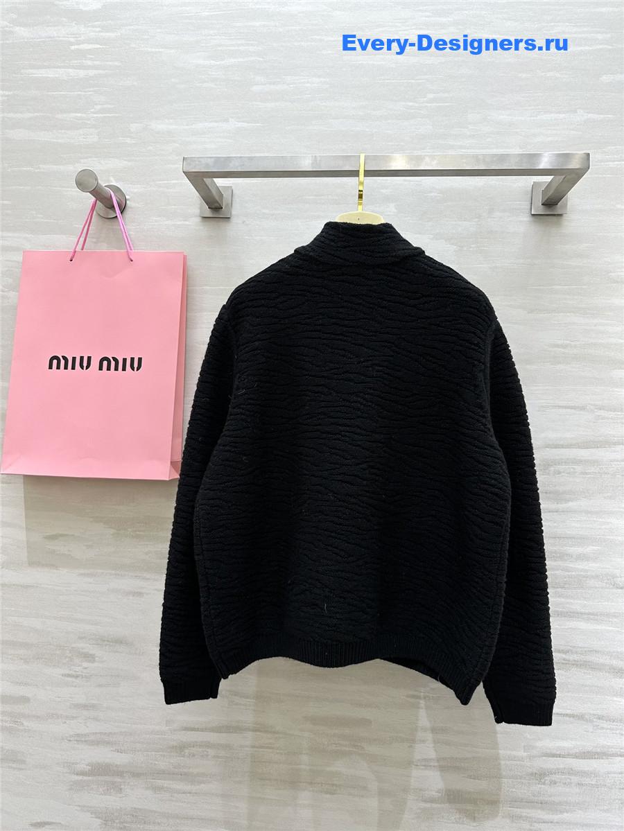 M1um1u wool cardigan jacket