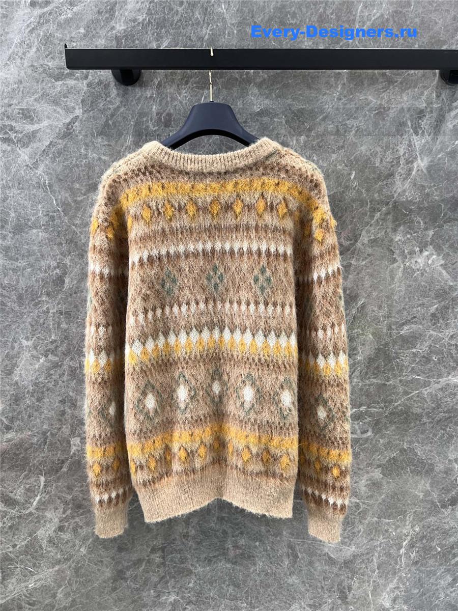 l0vis Vvtt0n mohair fair isle sweater