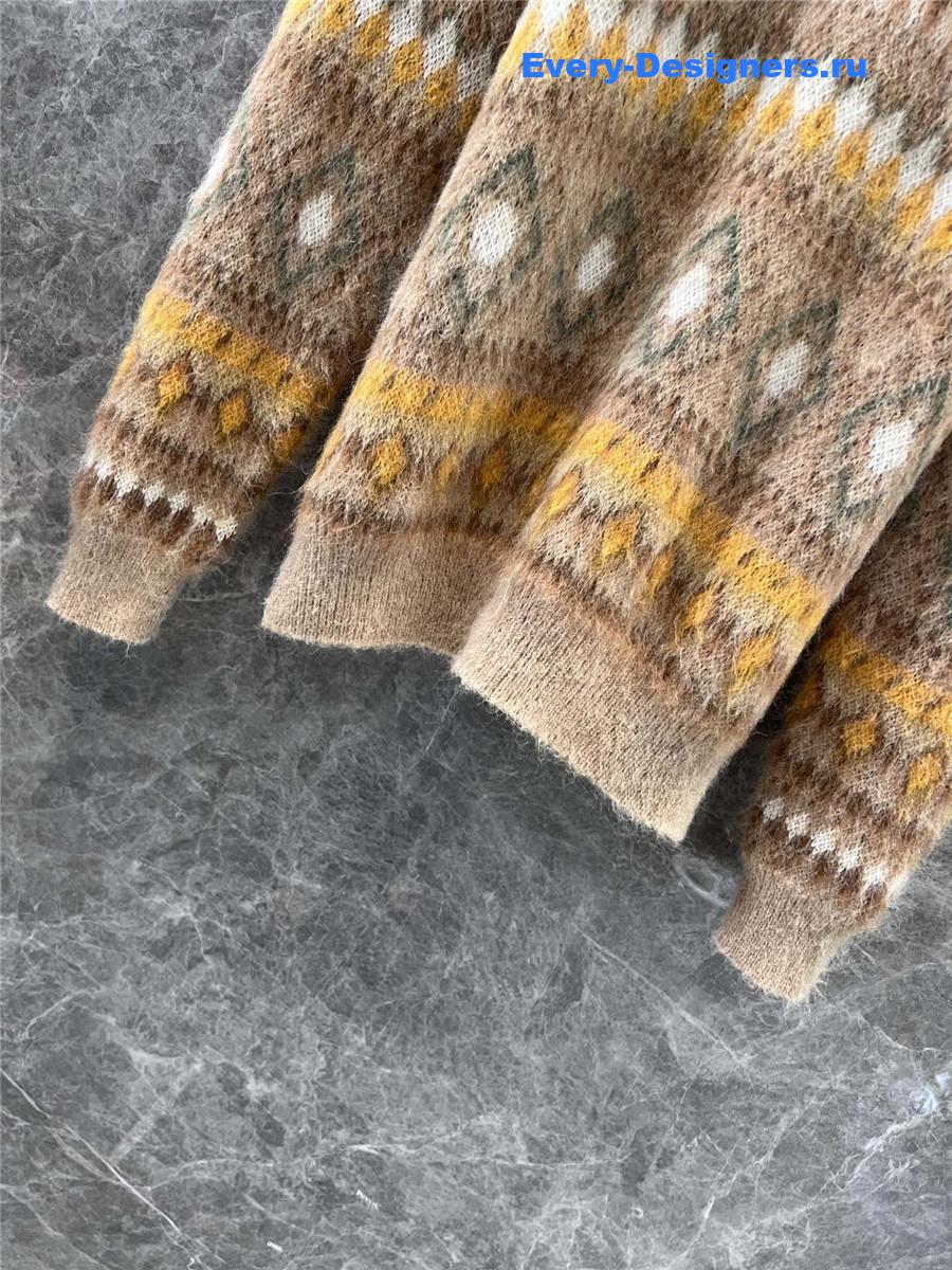 l0vis Vvtt0n mohair fair isle sweater