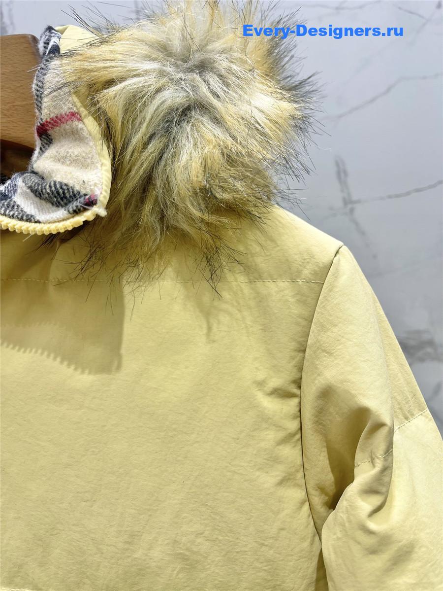 Bv*b*rry hooded cropped puffer jacket