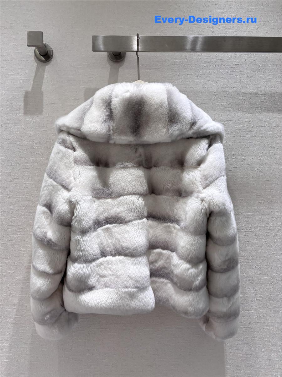 F**di chinchilla fur coat