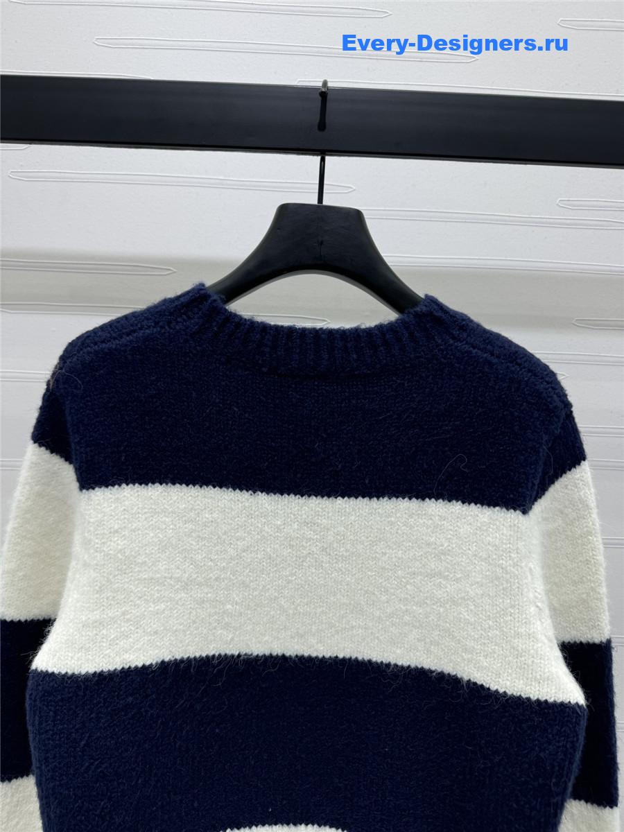 Ce1i*e chunky mohair wool sweater