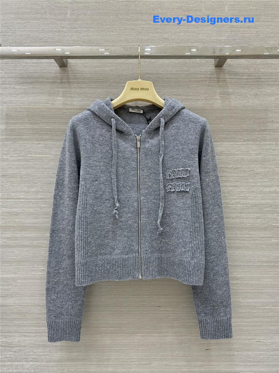 M1um1u zipper jacket + pants set