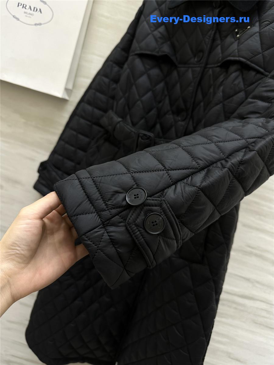 Pra*a long cotton coat