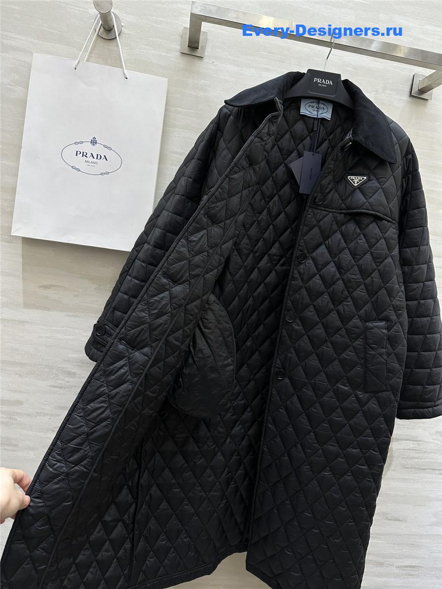 Pra*a long cotton coat