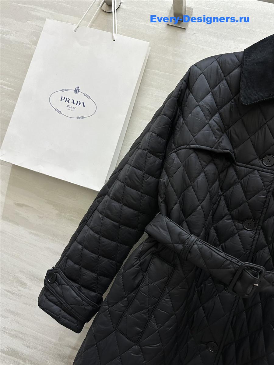 Pra*a long cotton coat