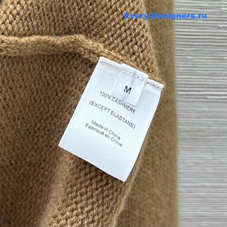 L0r0 P1ana brown cashmere turtleneck sweater