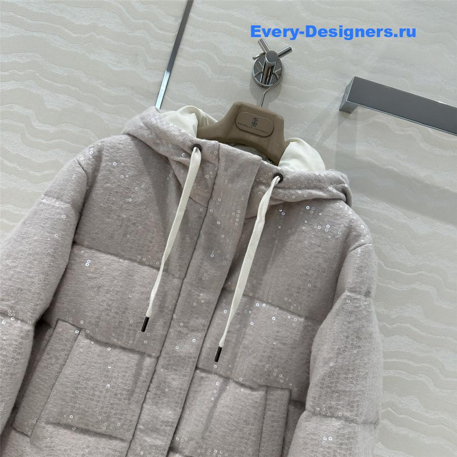 BC Sequined Bread Down Jacket