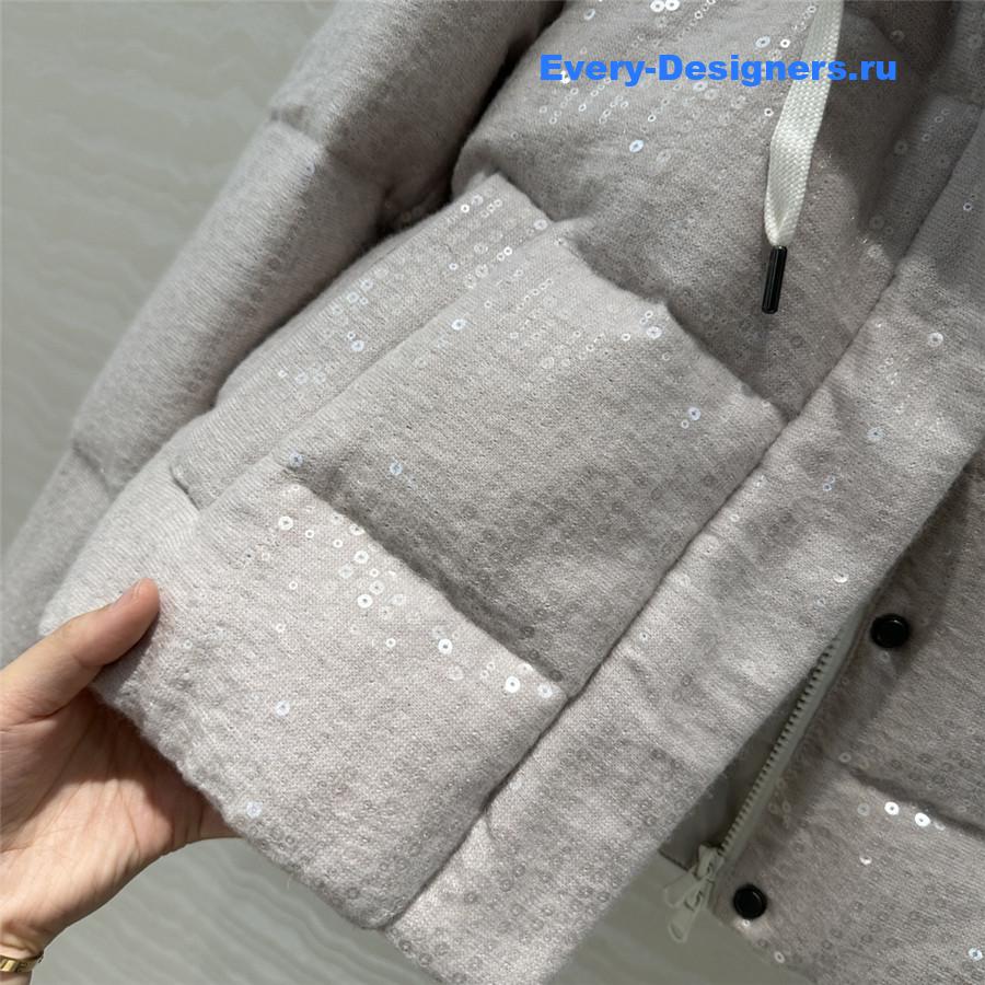 BC Sequined Bread Down Jacket