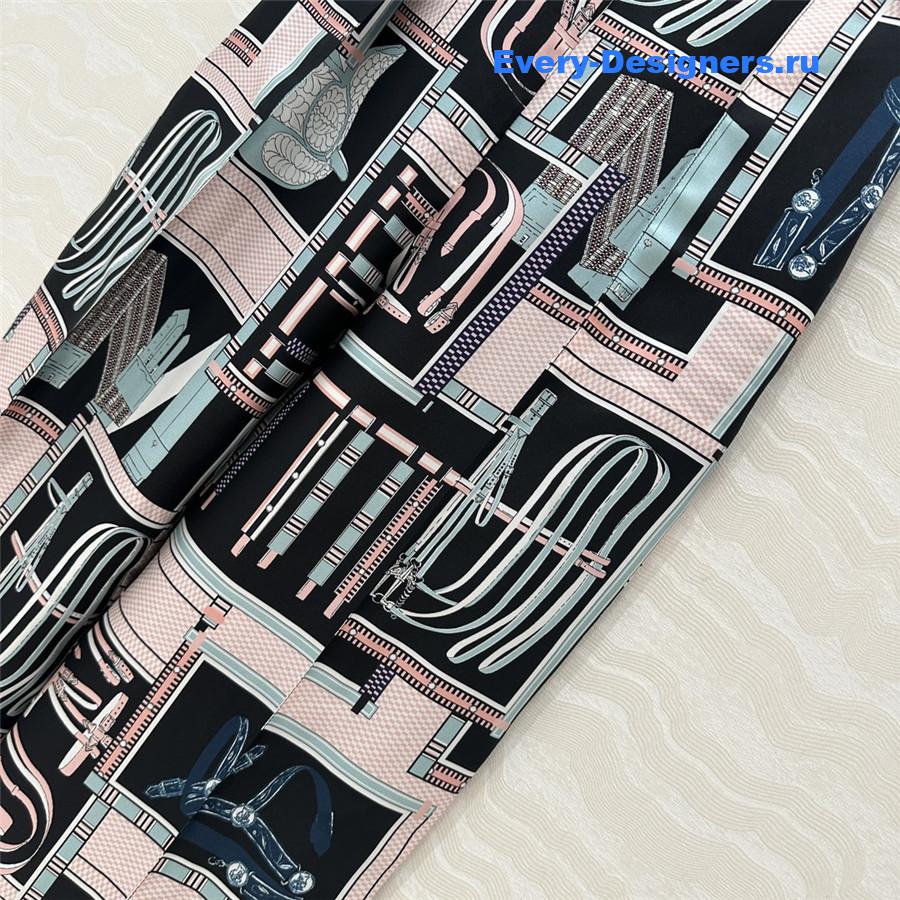 H**me5 silk straight-leg wide-leg trousers