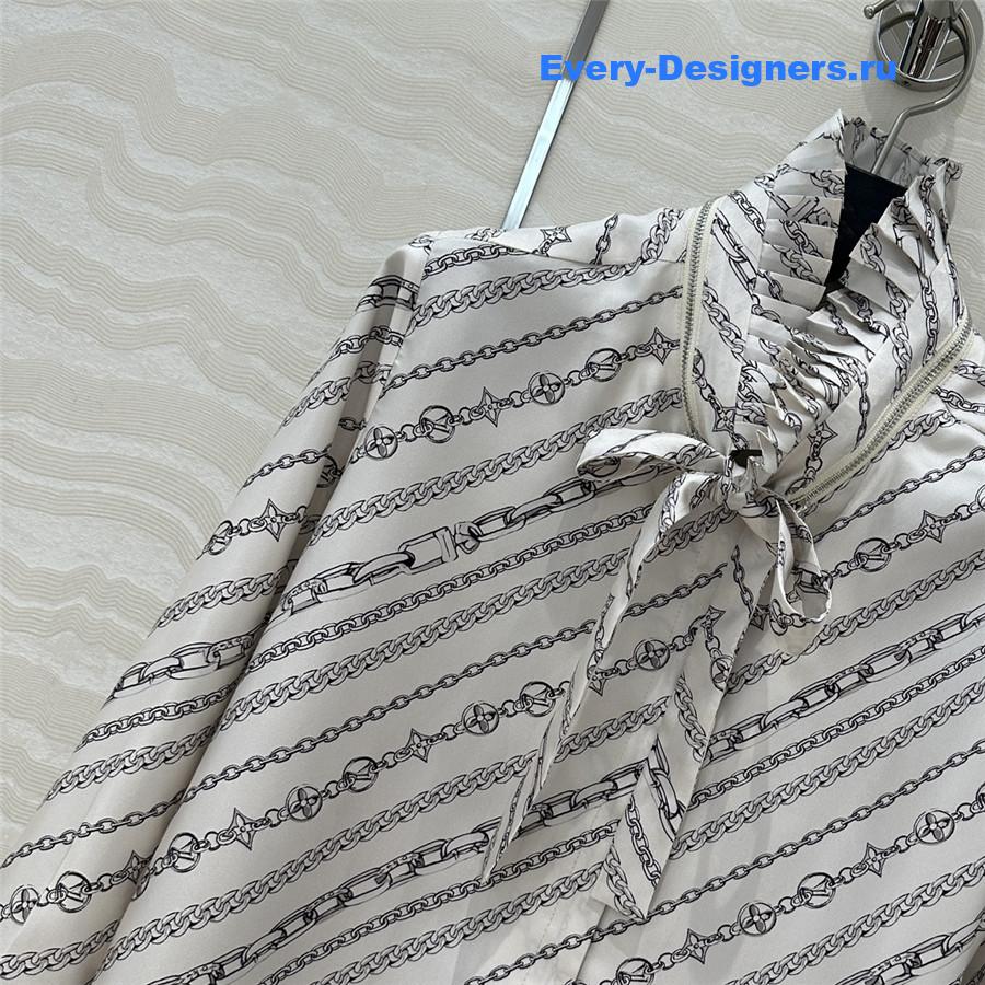l0vis Vvtt0n lv printed silk shirt