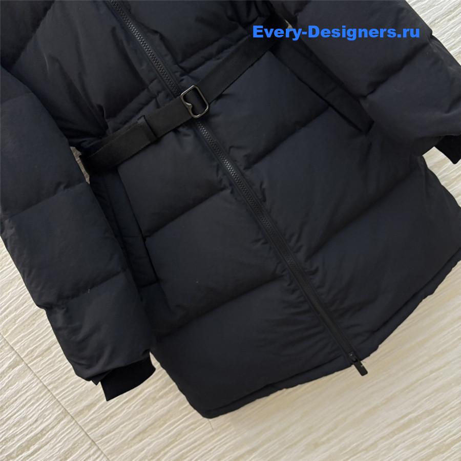 Bv*b*rry long h-line down jacket