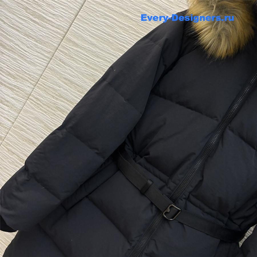 Bv*b*rry long h-line down jacket