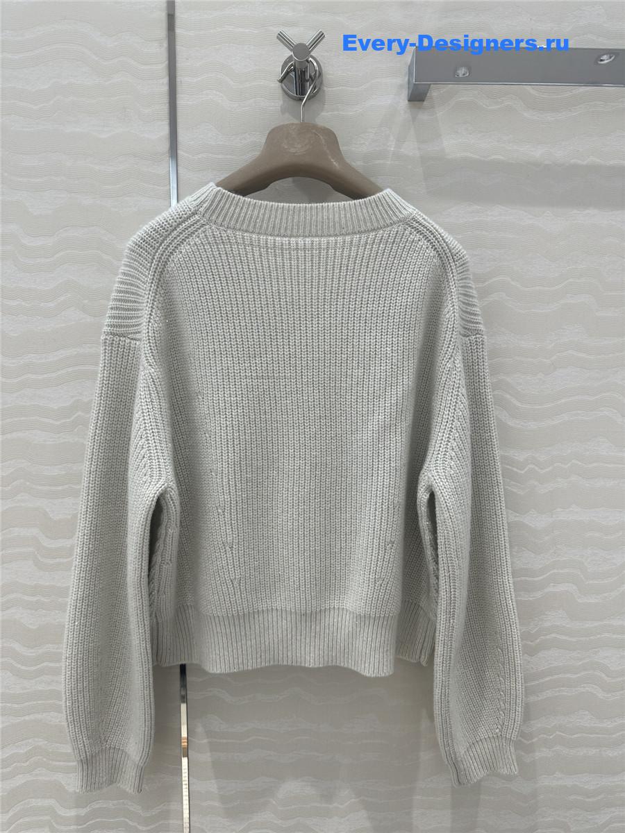 BC Crew-Neck Cashmere Sweater off-white