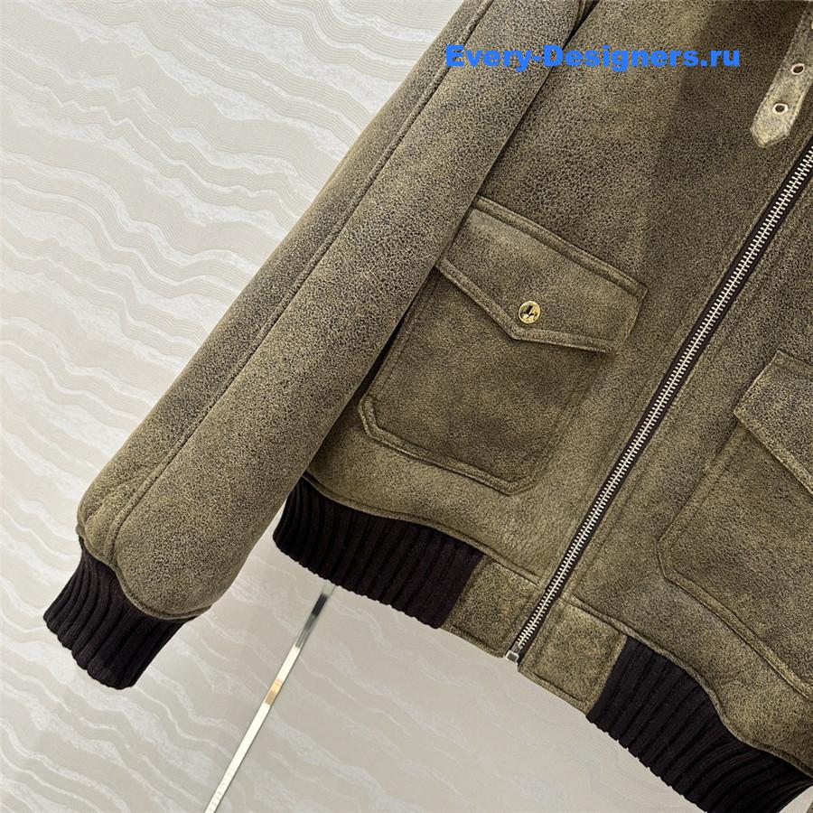 Ce1i*e shearling coat
