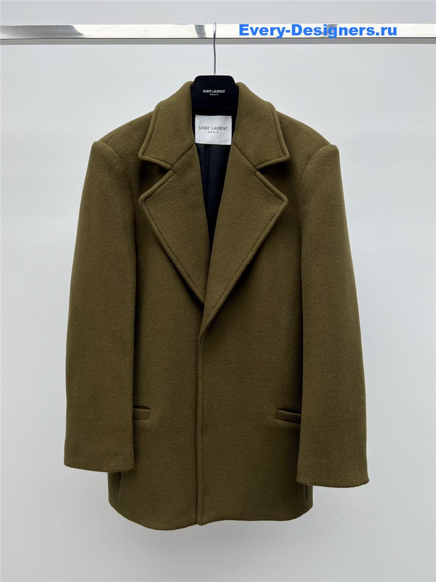 Y51 cocoon wool coat
