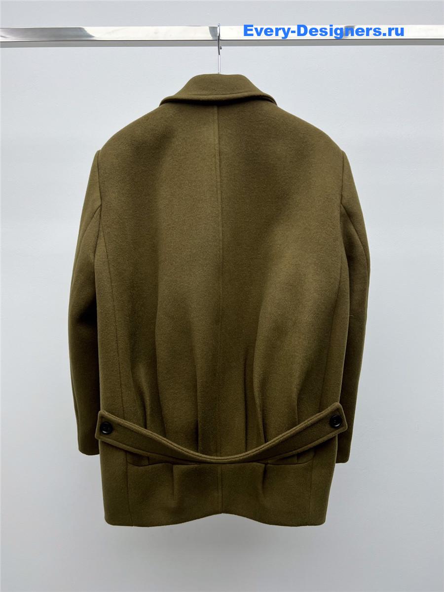 Y51 cocoon wool coat