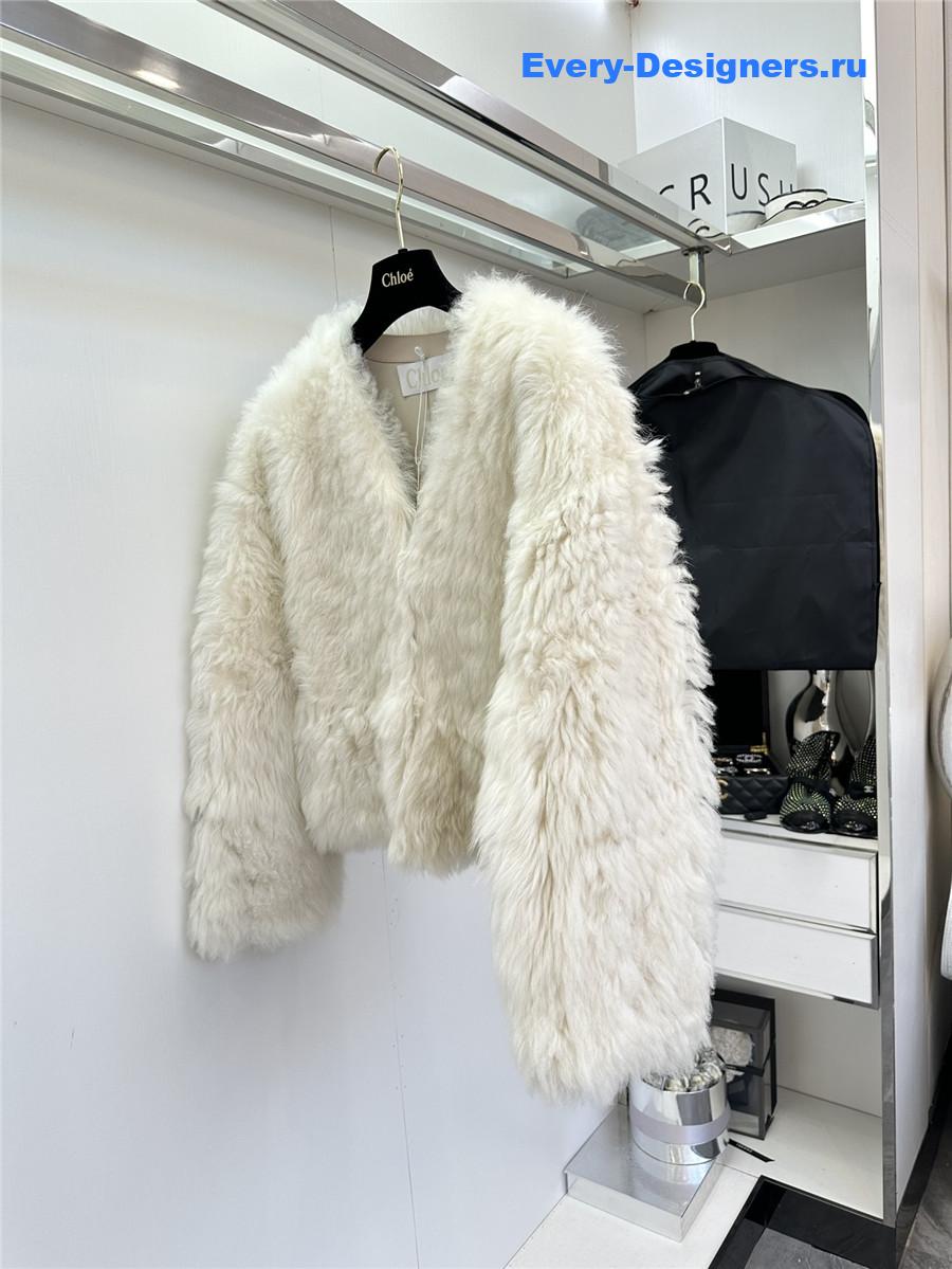 Chloé shearling coat