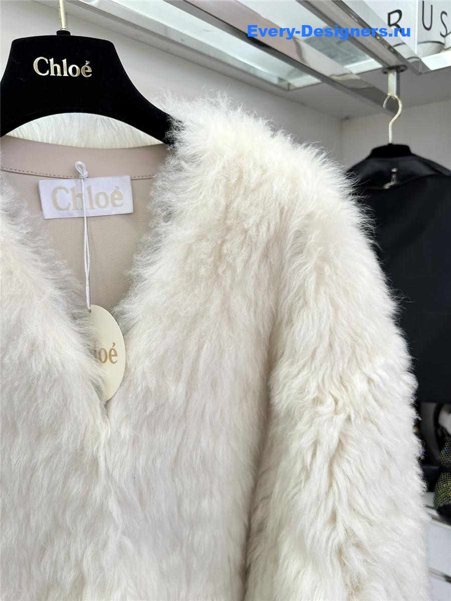 Chloé shearling coat