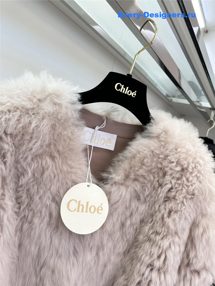 Chloé shearling coat