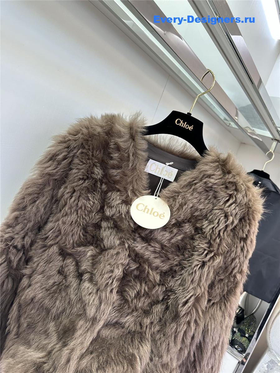 Chloé shearling coat