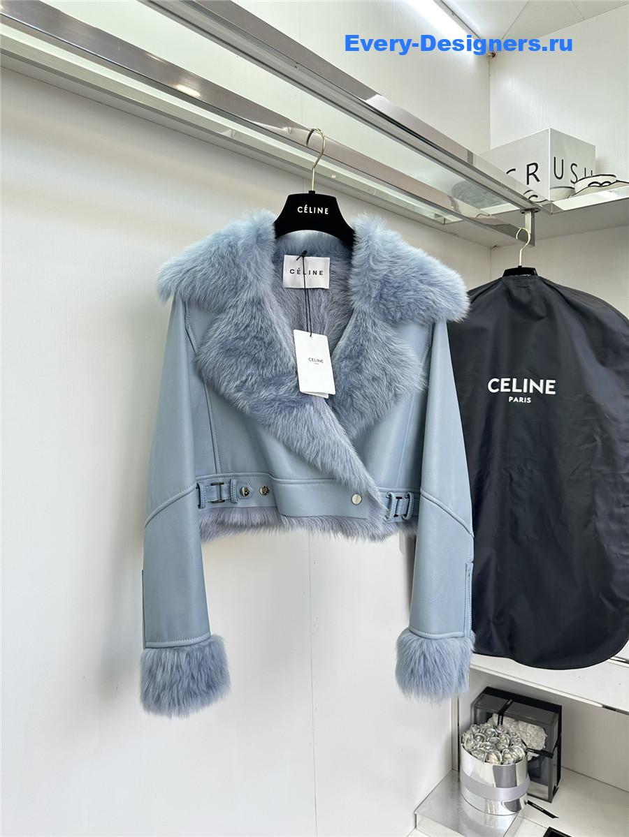 Ce1i*e shearling coat