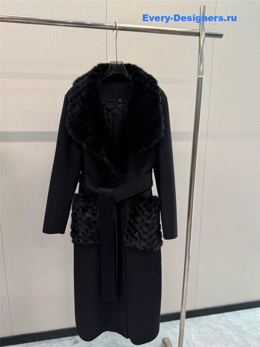 Vanitoo mid-length cashmere coat