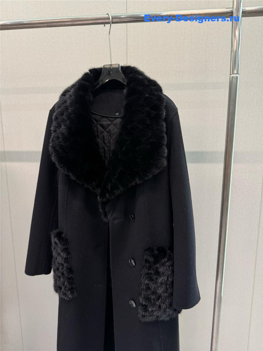 Vanitoo mid-length cashmere coat