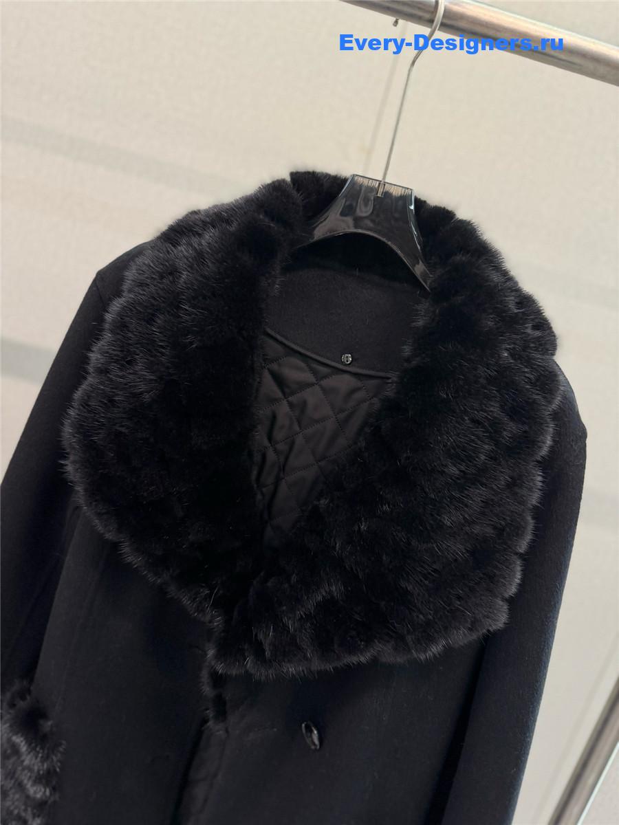 Vanitoo mid-length cashmere coat