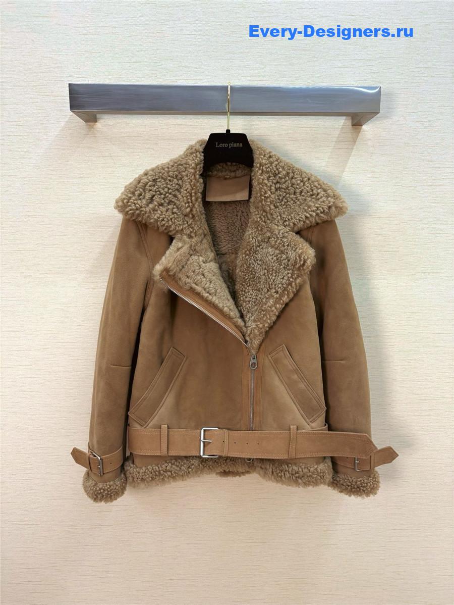 L0r0 P1ana shearling coat