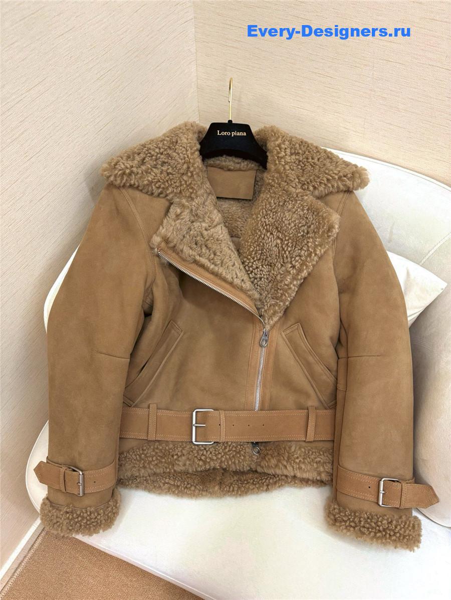 L0r0 P1ana shearling coat